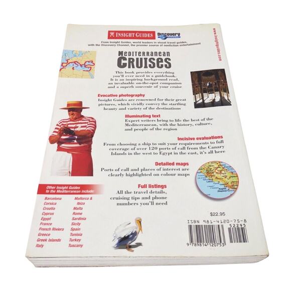 Insight Guides Mediterranean Cruises Travel Tips Guide Like New 2004 LOOK INSIDE - Picture 2 of 9